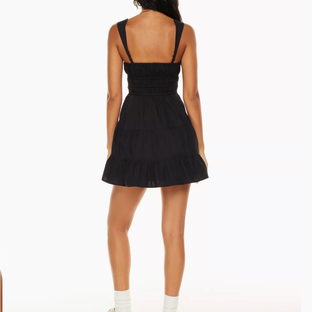 Sunday Best Black Smocked Sundress - Picture 4 of 6